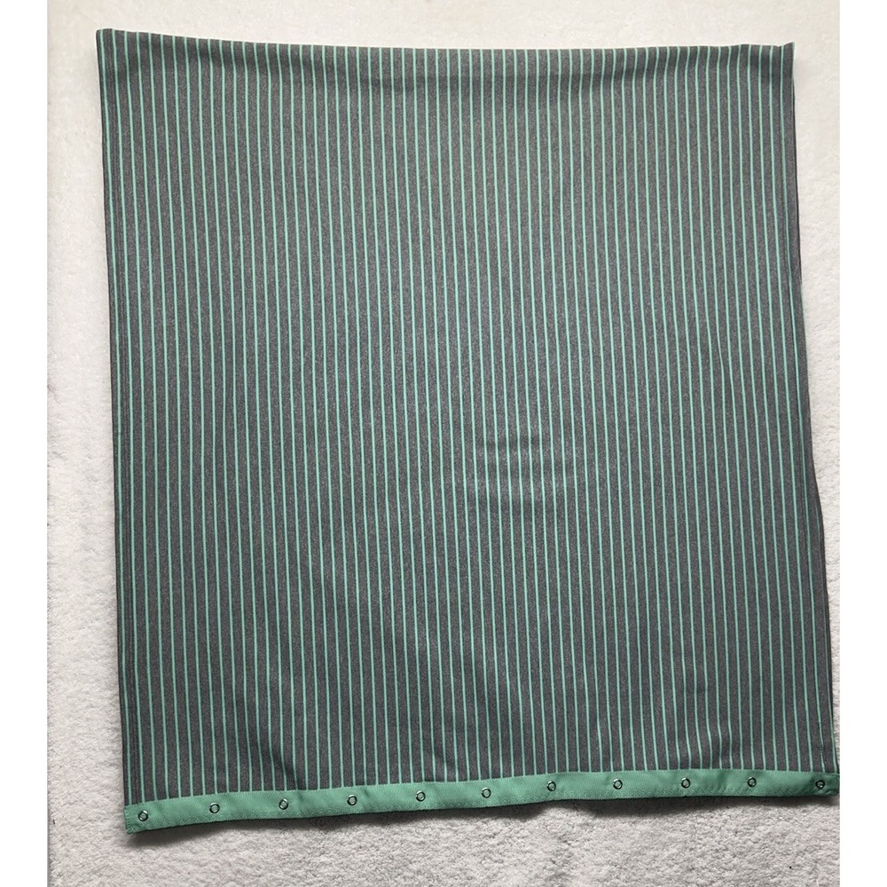 Lululemon Womens Teal Green Vinyasa Striped Scarf (T6)